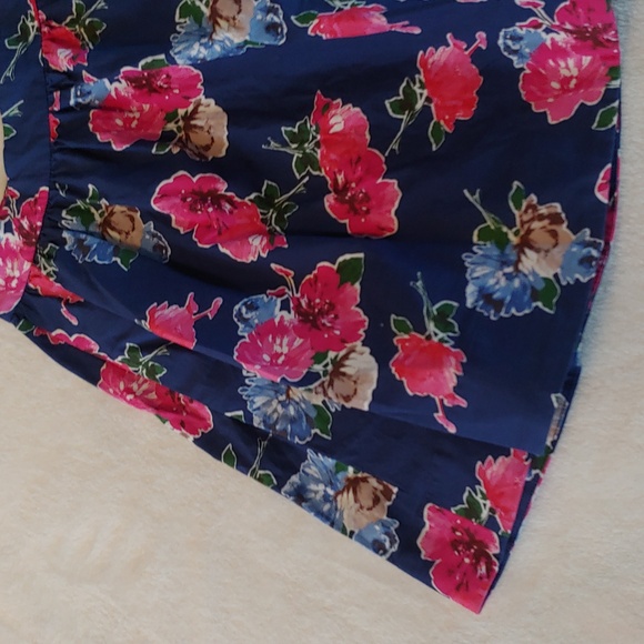 Kate Spade Girl's Floral Skirt in Blue and Pink Flowers size 14 - Picture 5 of 13